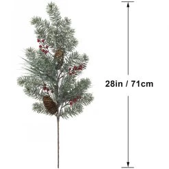 Best deal 👏 Iced Pine Leaf, Pinecone & Berry Stem by Ashland® 🔔 -Ashland Sales 10701271 3