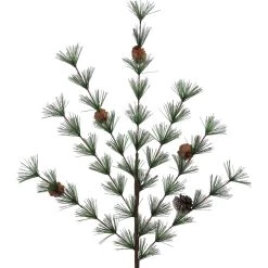 Best Sale 🥰 Flocked Pine & Pinecone Stem by Ashland® 👏 -Ashland Sales 10701274 4