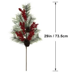 Top 10 🧨 Cashmere Pine with Red Berries Stem by Ashland® 👍 -Ashland Sales 10701304 3