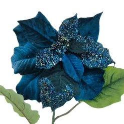 Coupon 😉 Navy Blue Poinsettia Stem by Ashland® 🧨 -Ashland Sales 10701325 2