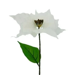 Brand new ⌛ White Poinsettia Stem by Ashland® 😉 -Ashland Sales 10701328 2