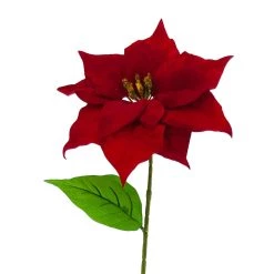 Brand new 💯 Red Poinsettia Stem by Ashland® ⌛ -Ashland Sales 10701337 2