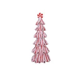 Best Pirce 🤩 11" 🍬 Candy Striped Tabletop Clay 🎁 Christmas Tree by Ashland® 😀