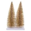 Best Pirce ✔️ 12" Gold Bottle Brush Trees, 2ct. by Ashland® 👍