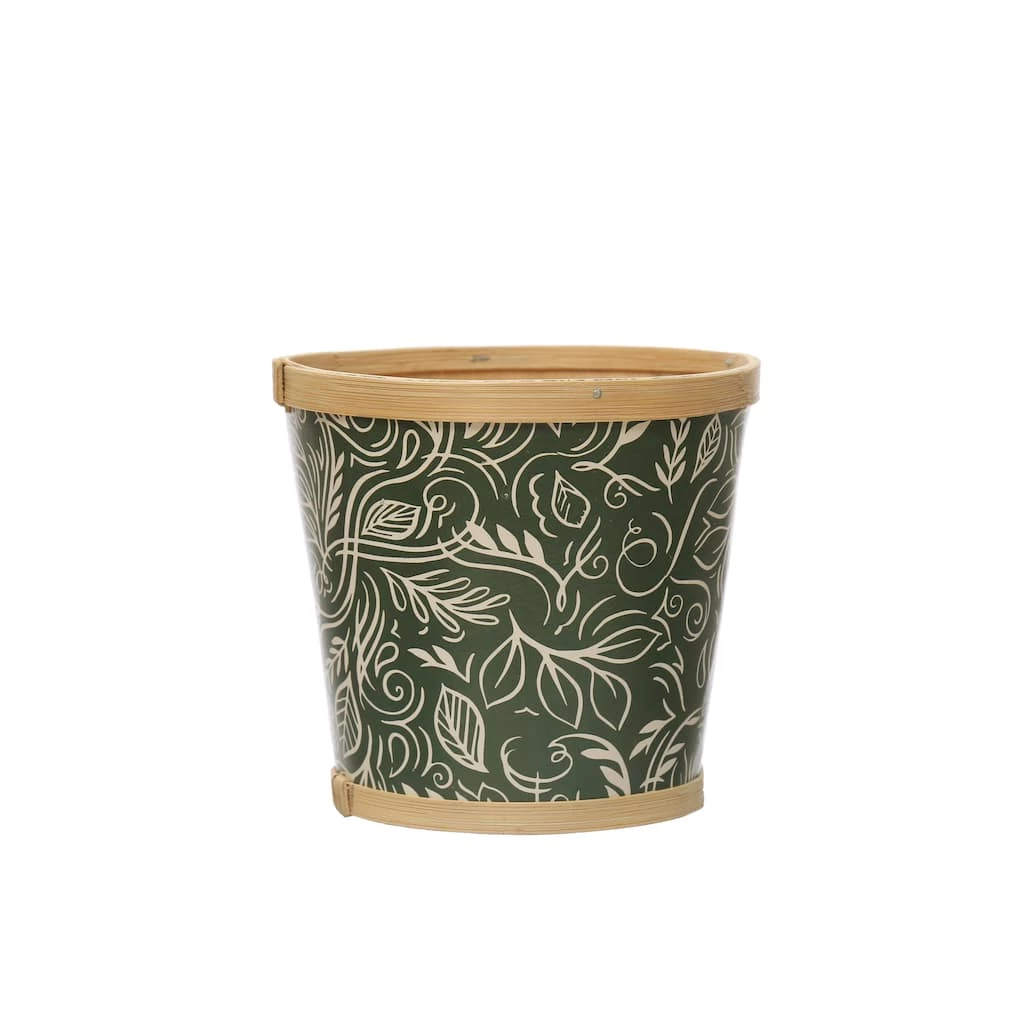Cheap ๐ 6" Green Bamboo Print Pot by Ashland® ๐งจ 3 Cheap ๐ 6" Green Bamboo Print Pot by Ashland® ๐งจ