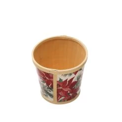 Wholesale ✨ 6" Poinsettia Bamboo Print Pot by Ashland® 🔔 -Ashland Sales 10701754 3