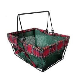 Top 10 ⭐ 11.5" Medium Wire Basket with Green Burlap by Ashland® 🥰 -Ashland Sales 10701815 2