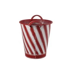 Promo 👏 12.5" Small Red Stripe Galvanize Bucket by Ashland® ⌛ -Ashland Sales 10701817 2