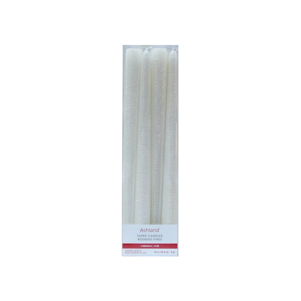 Top 10 🎉 10" Textured White Taper Candles by Ashland®, 4ct. 😍 3 Top 10 🎉 10" Textured White Taper Candles by Ashland®, 4ct. 😍