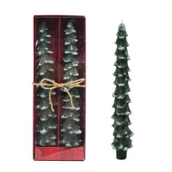 Budget ✨ Green Tree Taper Candles by Ashland®, 2ct. 🥰 -Ashland Sales 10701837 2