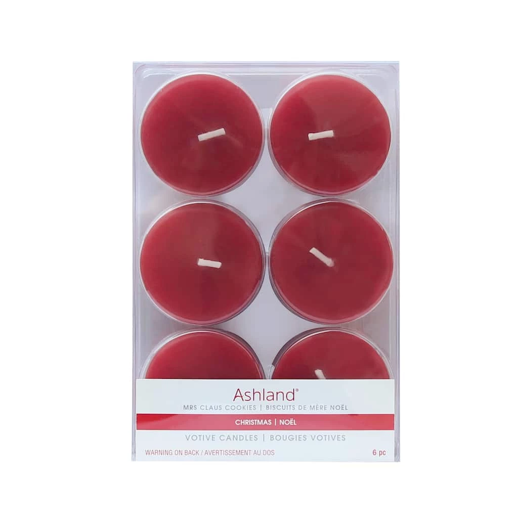 Discount 🛒 Mrs. Claus Cookies Scented Votive Candles by Ashland®, 6ct. ⌛ 3 Discount 🛒 Mrs. Claus Cookies Scented Votive Candles by Ashland®, 6ct. ⌛