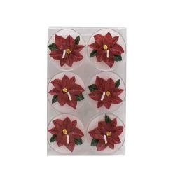 Cheapest 🧨 Poinsettia Tealight Candles by Ashland®, 6ct. 😉 -Ashland Sales 10701844 3