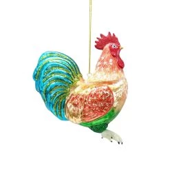 Deals 💯 Glass Rooster Ornament by Ashland® 🤩 -Ashland Sales 10701849 3