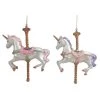 Outlet 🧨 Assorted 6" Glass Carousel Ornament by Ashland® 🛒 -Ashland Sales 10701851 1
