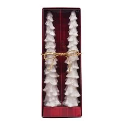 Outlet ⌛ 10.5" White 🔔 Christmas Tree Taper Candles by Ashland®, 2ct. 🤩 -Ashland Sales 10701852 3