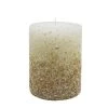Cheap ⭐ 3" x 4" Champagne Beaded Pillar Candle by Ashland® 🛒 -Ashland Sales 10701876 1
