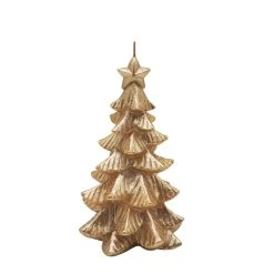 Buy 🌟 3.74" x 6.5" Gold 🎄 Christmas Tree Candle by Ashland® 🎁