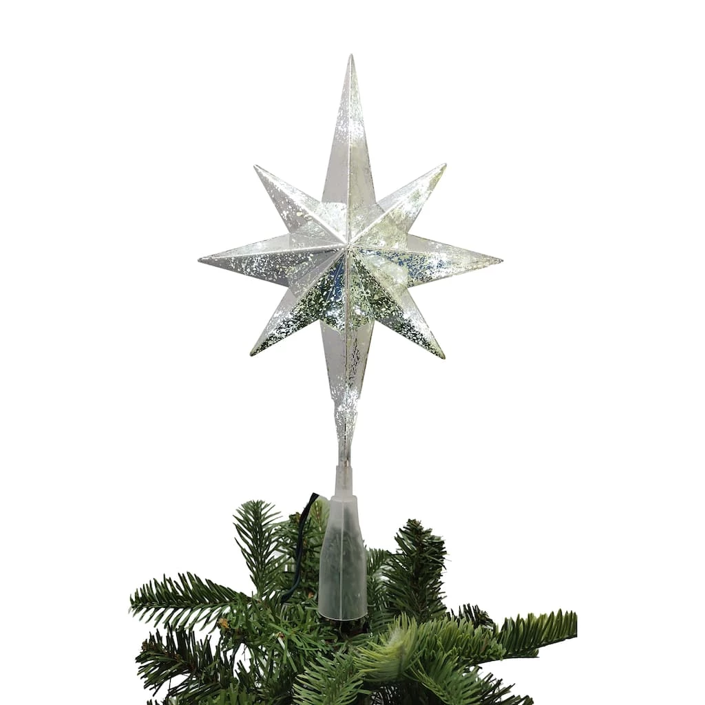 Outlet β 14" Silver Lighted Star of Bethlehem Tree Topper by Ashland® π 5 Outlet β 14" Silver Lighted Star of Bethlehem Tree Topper by Ashland® π - Image 3