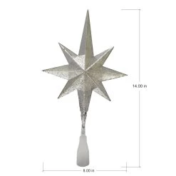 Outlet β 14" Silver Lighted Star of Bethlehem Tree Topper by Ashland® π 9 Outlet β 14" Silver Lighted Star of Bethlehem Tree Topper by Ashland® π -Ashland Sales 10701972 5