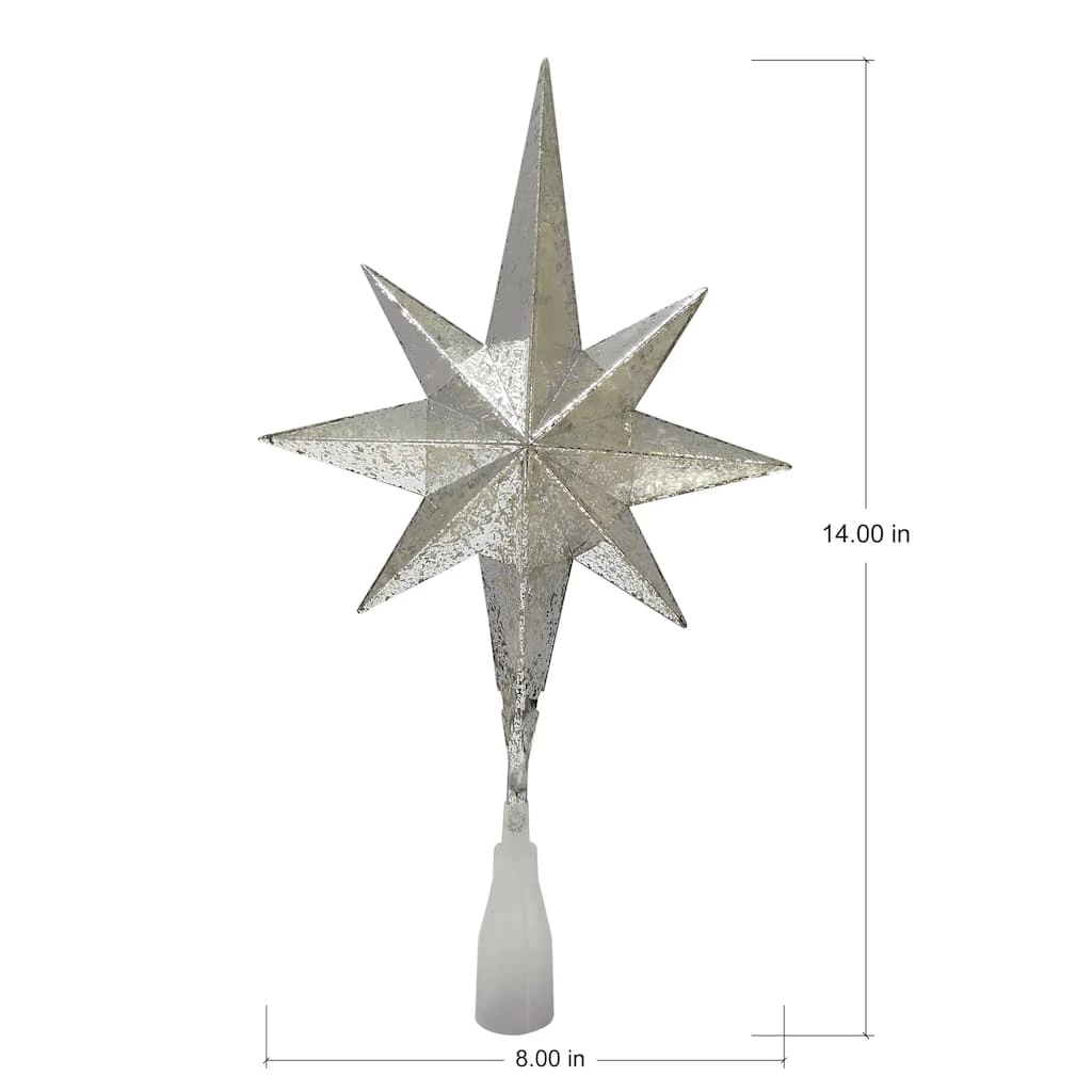Outlet β 14" Silver Lighted Star of Bethlehem Tree Topper by Ashland® π 6 Outlet β 14" Silver Lighted Star of Bethlehem Tree Topper by Ashland® π - Image 4