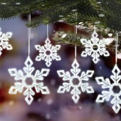 Brand new ⌛ 5ft. Snowflake Dangler Lights by Ashland® 💯 -Ashland Sales 10701973 2