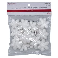 Flash Sale 😉 White Glitter Snowflakes by Ashland® 😍 -Ashland Sales 10702000 2
