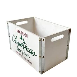Discount 😉 Large 🎄 Christmas Tree Farm Crate by Ashland® 🎉 -Ashland Sales 10702006 2