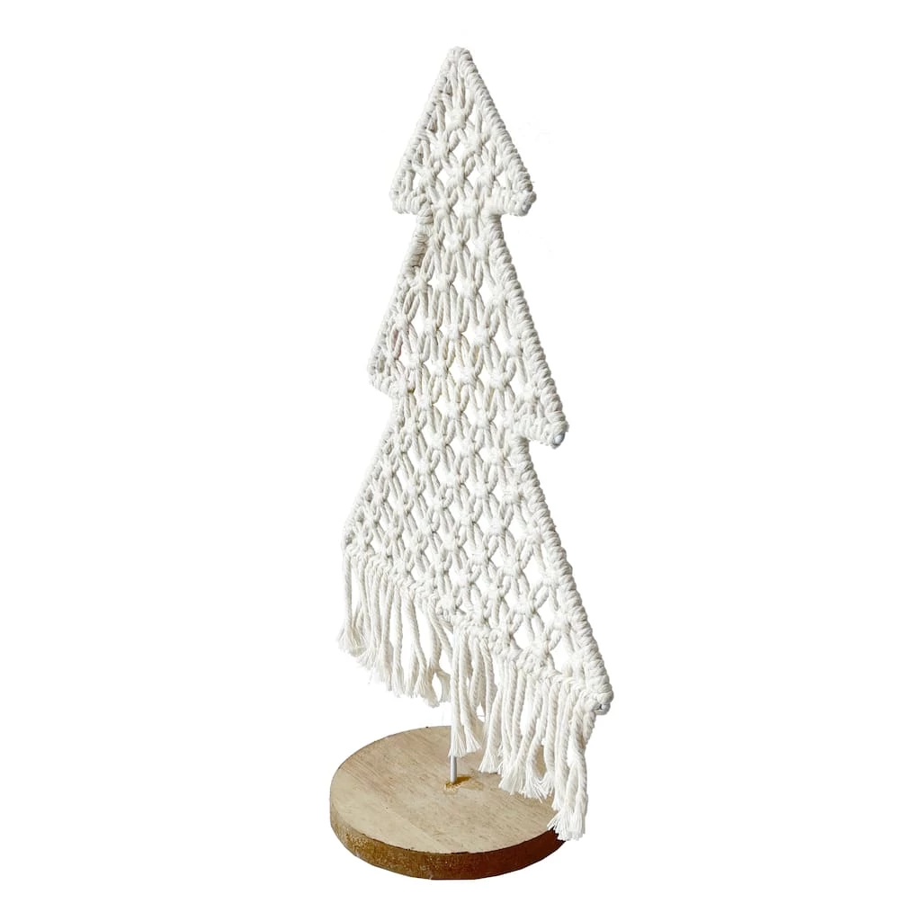 Best Sale 💯 15.75" Macramé 🎅 Christmas Tree Decoration by Ashland® 🥰 4 Best Sale 💯 15.75" Macramé 🎅 Christmas Tree Decoration by Ashland® 🥰 - Image 2