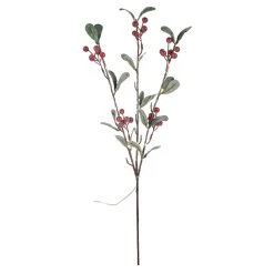Wholesale 🔔 Red Berries & Leaves Twig With 16 Lights by Ashland® ✨ -Ashland Sales 10702495 2