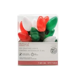 Promo ⌛ 12ct. LED Red, Green & White Bulb Crafting Lights by Ashland® 👏 6 Promo ⌛ 12ct. LED Red, Green & White Bulb Crafting Lights by Ashland® 👏 -Ashland Sales 10702500 2