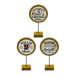 Brand new ✔️ Assorted Baking Gingerbread Home Sweet Home Tabletop Signs by Ashland® 🤩