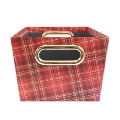 Cheapest 💯 Small Red Plaid 🎁 Christmas Gift Bin by Ashland® 💯 9 Cheapest 💯 Small Red Plaid 🎁 Christmas Gift Bin by Ashland® 💯 -Ashland Sales 10703264 4
