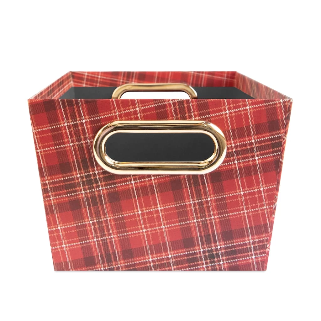 Cheapest 💯 Small Red Plaid 🎁 Christmas Gift Bin by Ashland® 💯 6 Cheapest 💯 Small Red Plaid 🎁 Christmas Gift Bin by Ashland® 💯 - Image 4