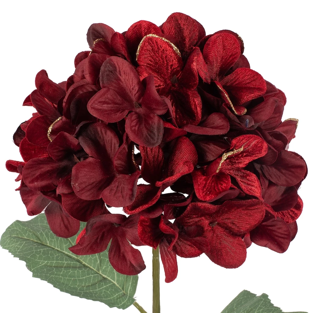 Cheapest ❤️ Burgundy Glitter Hydrangea Stem by Ashland® 👏 4 Cheapest ❤️ Burgundy Glitter Hydrangea Stem by Ashland® 👏 - Image 2