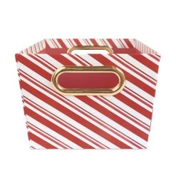 Wholesale 🔔 Small 🍬 Candy Cane Stripe Gift Bin by Ashland® 👏 -Ashland Sales 10703903 4
