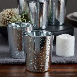 Flash Sale 😀 12 Packs: 6 ct. (72 total) 2.5" Silver Mercury Glass Votive Holders by Ashland® Élégance™ ⌛ 9 Flash Sale 😀 12 Packs: 6 ct. (72 total) 2.5" Silver Mercury Glass Votive Holders by Ashland® Élégance™ ⌛ -Ashland Sales MP197809 20