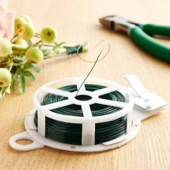 Best Sale 🛒 12 Pack: 26 Gauge Green Floral Wire with Cutter by Ashland® 🌟 -Ashland Sales MP315091 20