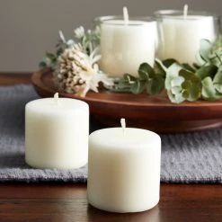 Hot Sale 👍 12 Packs: 8 ct. (96 total) Basic Elements™ 2" x 2" Ivory Pillar Candles by Ashland® 🛒 -Ashland Sales MP317967 20