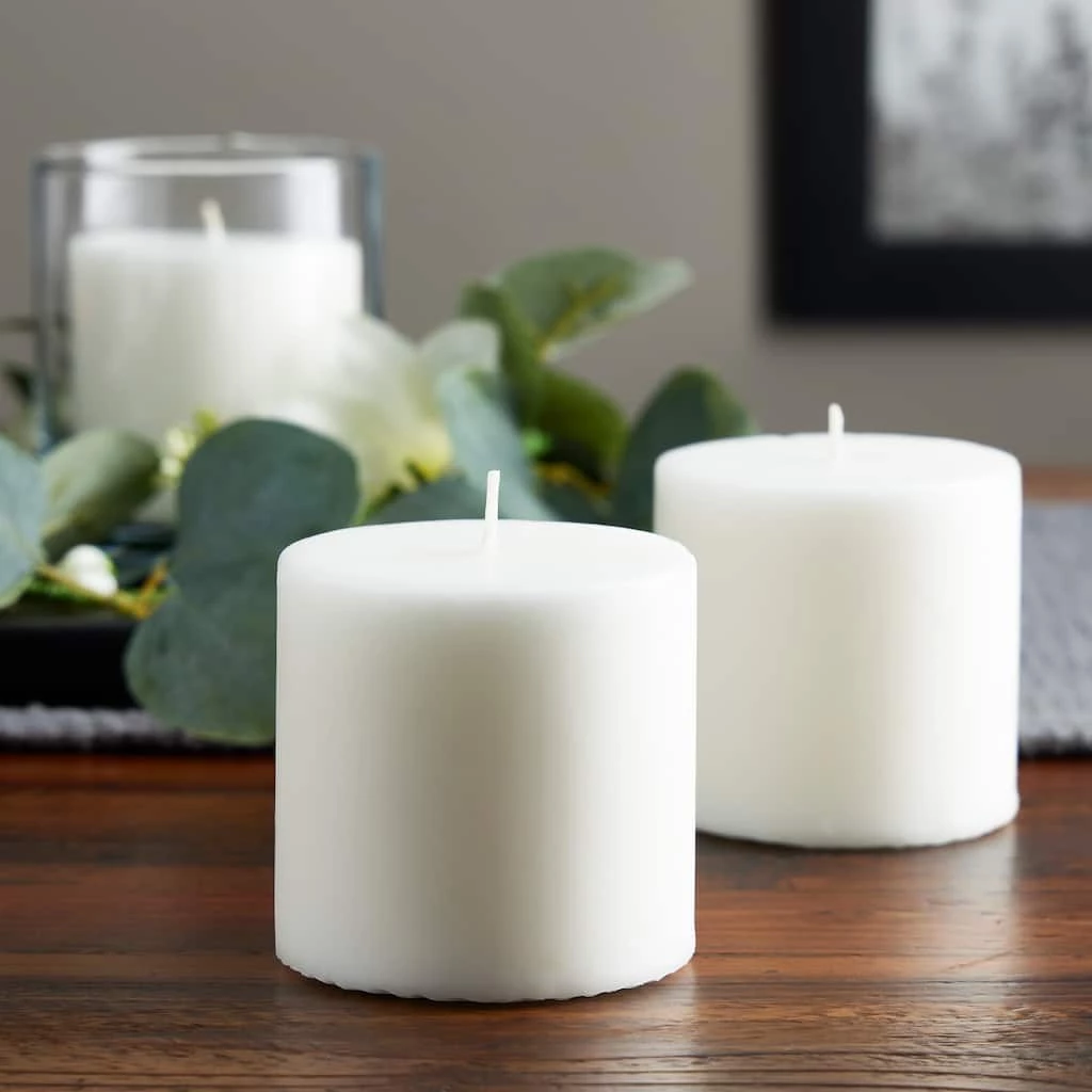 Cheap 🎁 12 Packs: 3 ct. (36 total) Basic Elements™ White Pillar Candles by Ashland® 👍 4 Cheap 🎁 12 Packs: 3 ct. (36 total) Basic Elements™ White Pillar Candles by Ashland® 👍 - Image 2