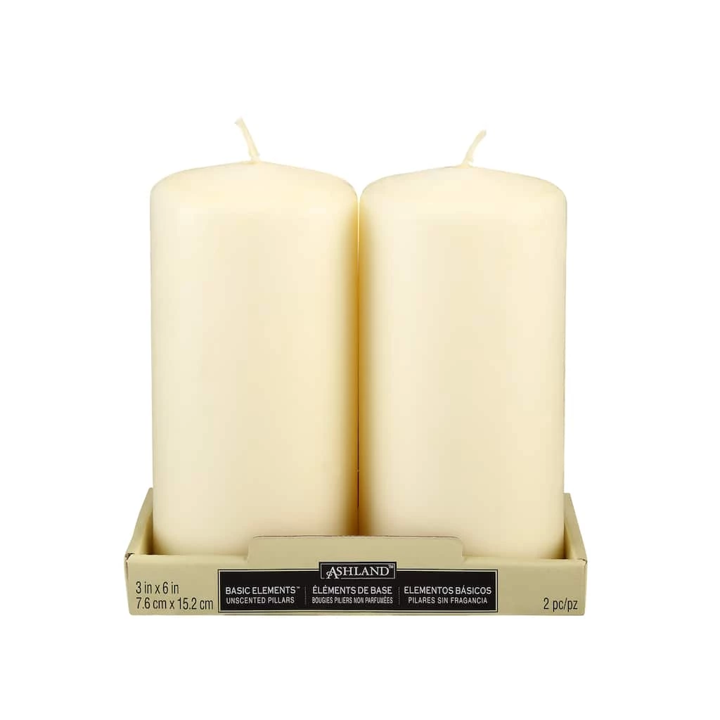 Brand new 🔥 12 Packs: 2 ct. (24 total) Ivory Pillar Candle Pair by Ashland® 👏 3 Brand new 🔥 12 Packs: 2 ct. (24 total) Ivory Pillar Candle Pair by Ashland® 👏
