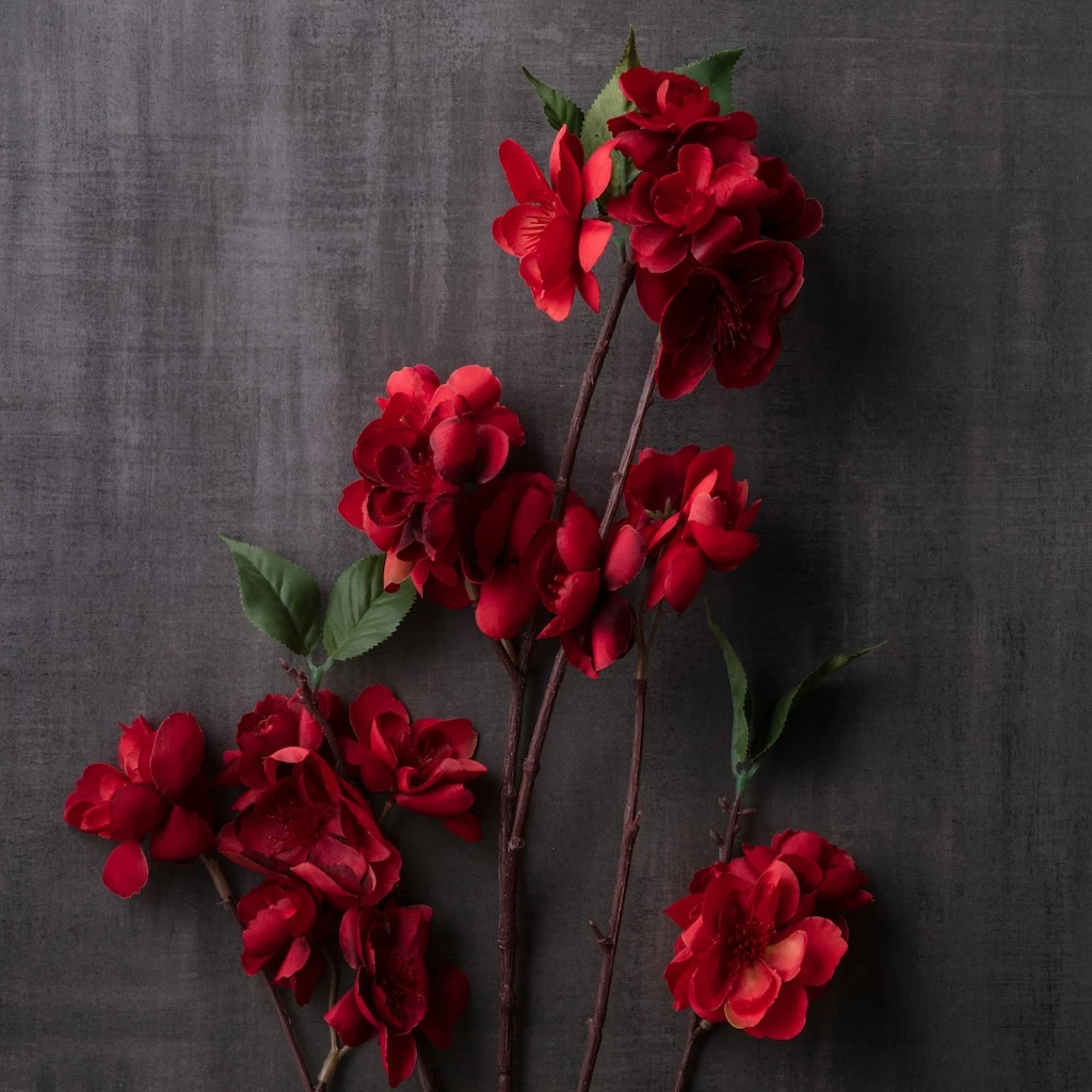 Cheapest 😀 12 Pack: Red Apple Blossom Branch Spray by Ashland® 🥰 4 Cheapest 😀 12 Pack: Red Apple Blossom Branch Spray by Ashland® 🥰 - Image 2