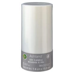 Top 10 🌟 12 Pack: 3" x 6" White LED Outdoor Pillar Candle by Ashland® 🎁