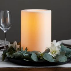 Promo 🛒 8 Pack: 6" x 9" White LED Outdoor Pillar Candle by Ashland® 🔥 6 Promo 🛒 8 Pack: 6" x 9" White LED Outdoor Pillar Candle by Ashland® 🔥 -Ashland Sales MP470067 20