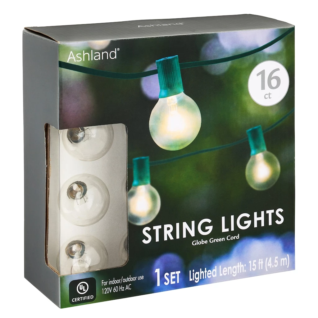 Best deal 😉 8 Pack: 16ct. Round G40 Bulb String Lights by Ashland™ 🤩 4 Best deal 😉 8 Pack: 16ct. Round G40 Bulb String Lights by Ashland™ 🤩 - Image 2