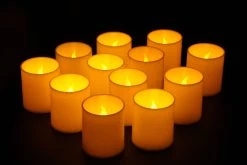 Brand new 😀 12 Packs: 12 ct. (144 total) Basic Elements™ White LED Votives by Ashland® 🔔 -Ashland Sales MP519784 2