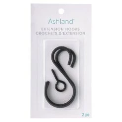 Hot Sale 🎉 24 Packs: 2 ct. (48 total) Black Extension S Hook by Ashland® ✨ -Ashland Sales MP556536 30