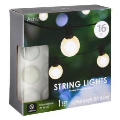 Top 10 👏 8 Pack: 16ct. Frosted Globe String Lights by Ashland™ 🔔