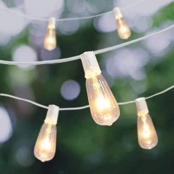 Brand new 🥰 8 Pack: 10ct. Edison String Lights with White Cord by Ashland™ 🔥 -Ashland Sales MP561985