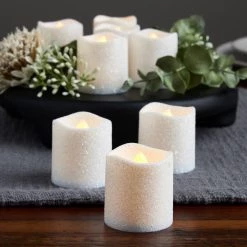 Top 10 🌟 8 Packs: 12 ct. (96 total) White Glitter LED Votive Candles by Ashland® 💯 -Ashland Sales MP562378 20
