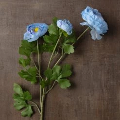 Hot Sale 👏 12 Pack: Blue Ranunculus Spray by Ashland® 😉 -Ashland Sales MP626531 25